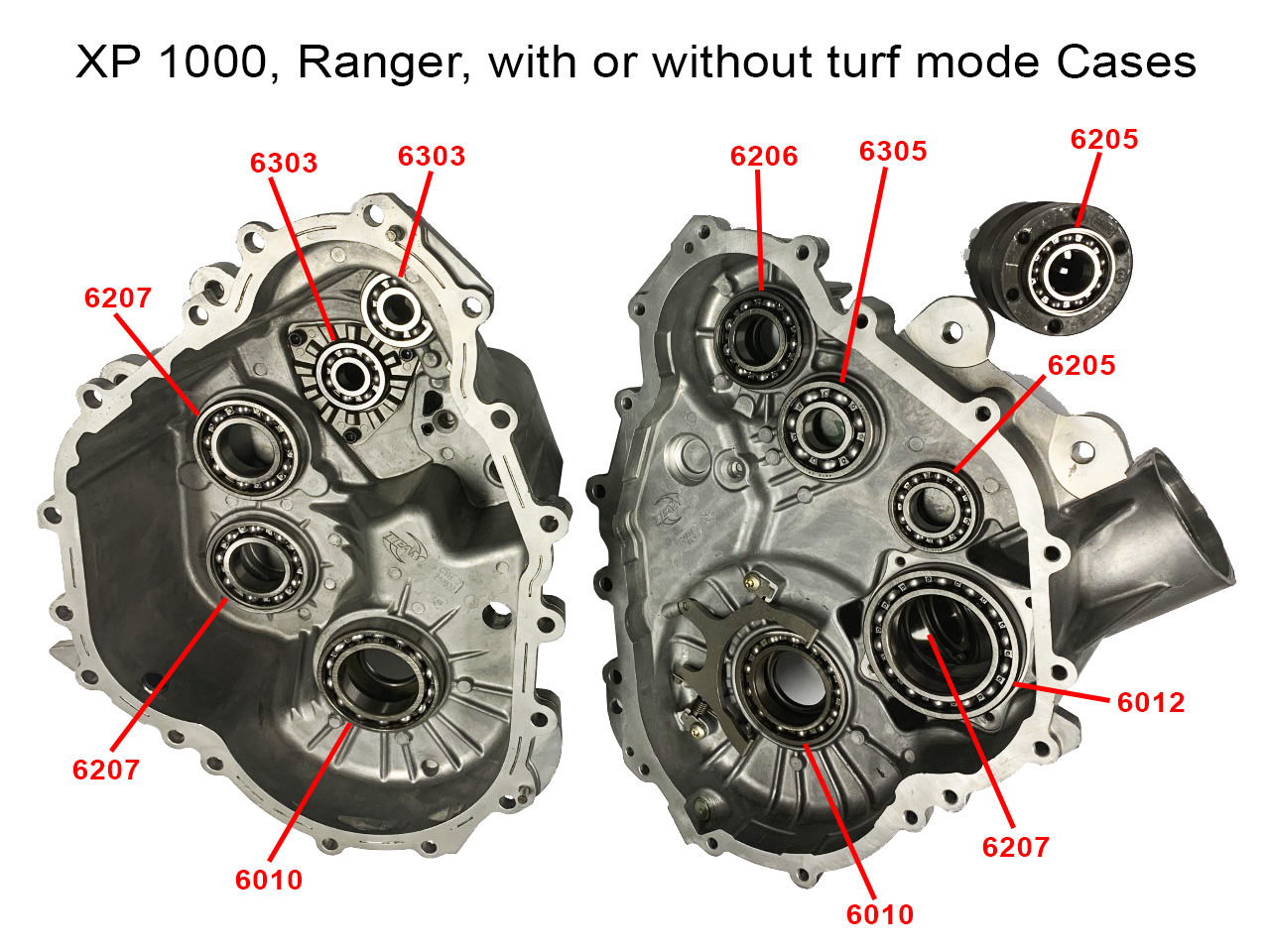 Polaris RZR XP 1000 Transmission Bearing Kit CryoHeat LLC